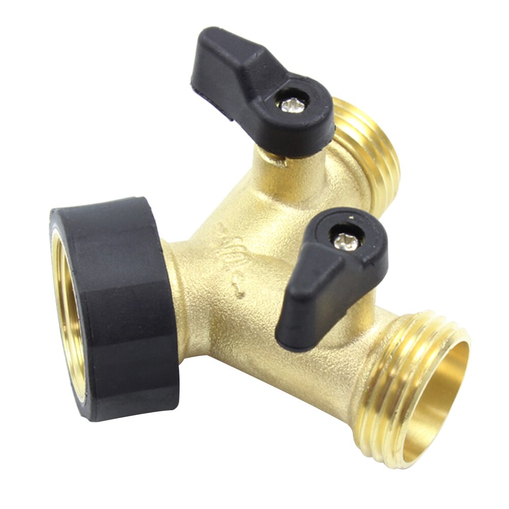 Y bilden Soild Durcheinander Gewinde Zwei Weg Stecker Adapter Anlage rasen bewässerung werkzeug Schlauch Splitter Garten Weichen Schlauch Bewässerung gemeinsam