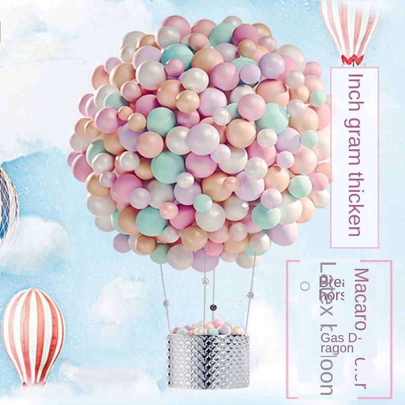 100 macarons ballon pastel fest gummi balloner guirlande farverig slik fødselsdag bryllup fest dekoration ballon bue