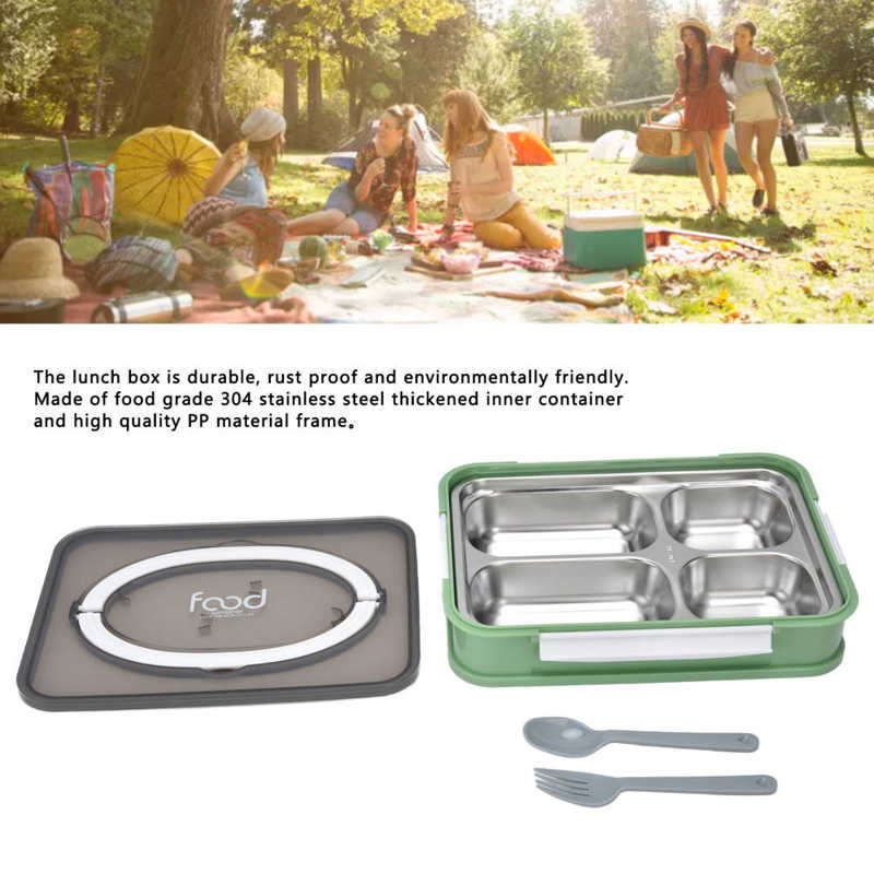 School Kantine Accessoire Grote Ruimte Capaciteit Brede Toepasbaarheid Verdeeld Dinner Tray Container Voor School Kantine