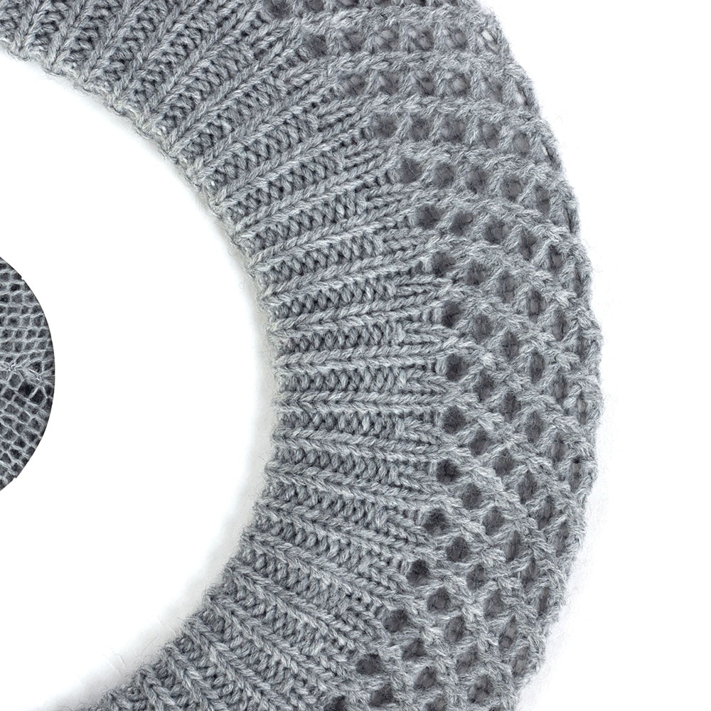 Kobiety moda Slouchy podwójna warstwa wełny dzianiny berety czapki zimowe wiosna ciepłe czapki jednolity kolor czapki damskie zwykły dziurawy czapki