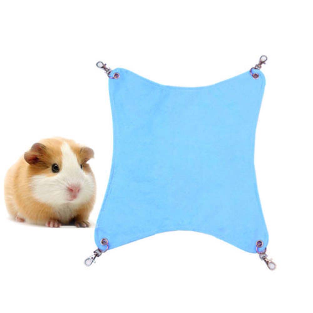 Hamsteri riippumatto rotta papukaija fretti hamsteri riippusänky tyyny hamsterin talon häkki tarvikkeet hamstereille: Sininen