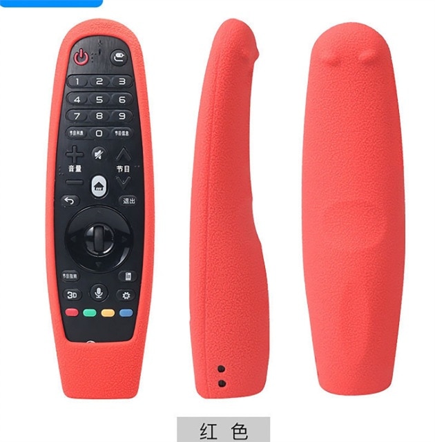 Funda de Silicona para Mando, Funda Protectora a Prueba de Golpes para LG Smart: red