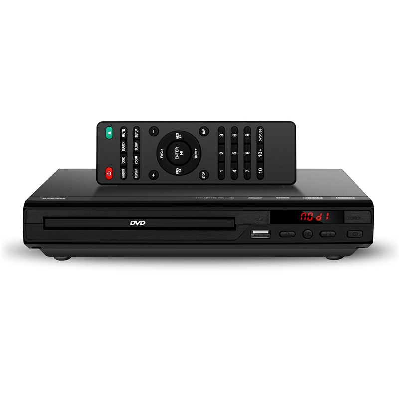 Dvd-speler Voor Thuis Ondersteuning Usb-poort Compact Multi Regio Dvd/Svcd/Cd/Disc Speler Met Afstandsbediening controle, ingebouwde Pal/Ntsc-systeem