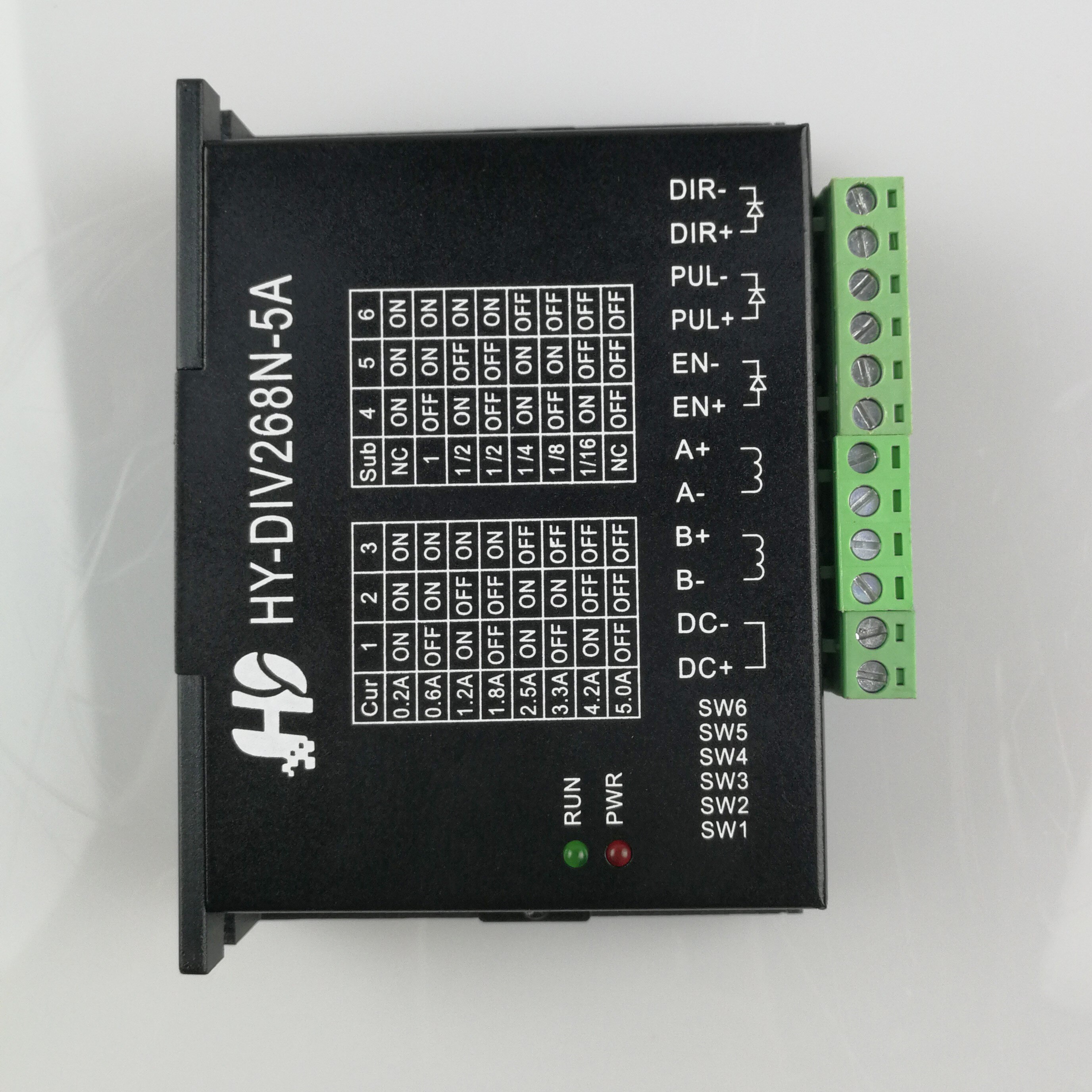 WaveTopSign HY-DIV268N-5A duas fases híbrido stepper motor driver pisar acionamento do motor DC usando 12 ~ 48 V kit CNC