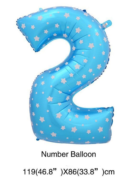 Palloncino Battesimo Amscan In Alluminio, Forma Tonda 46 Cm, Con Scritta Di Auguri In Inglese, Colore Blu, Spedito Sgonfio - 4