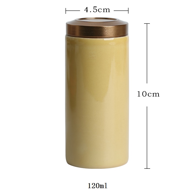 CHANSHOVA einfarbig Kleine und große Porzellan Tee Caddie kanister Versiegelt keramik glas Chinesischen Tee lagerung Kasten Container H293: 8