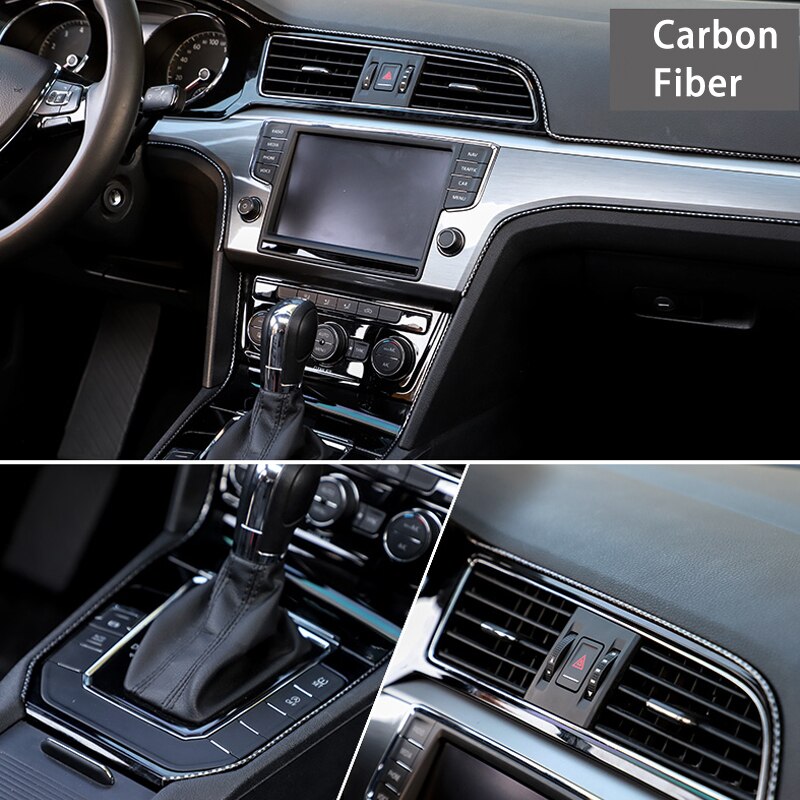 Universell bil styling interiør utvendig dekor stripe dashbord dør kant tape molding trim protector ripe solid farge