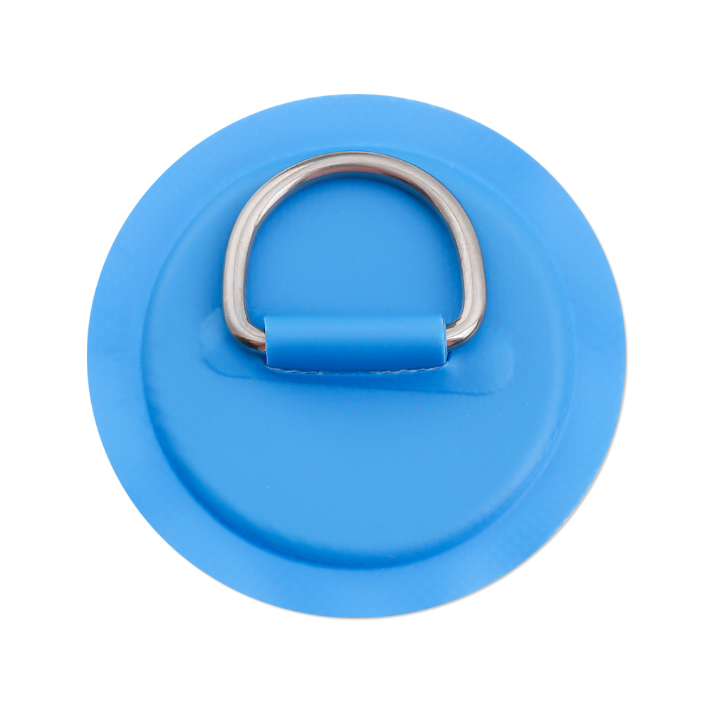 Almohadilla de anillo redondo de PVC para tabla de surf, aparejo de cubierta de barco, Sup D, accesorios de parche de cuerda elástica, 1/4 piezas