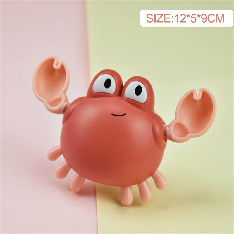 Baby Bath Toys 0 12 Months for Kids Swimming Pool Water Game Wind-up Clockwork Animals Crab Frog for Children Water Toys