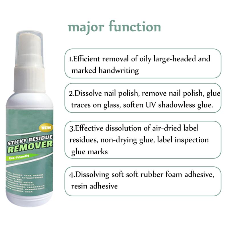 Sticky Residue Remover Car Window Film Adhesive Remover Sticker cleaning spray Glue Remover Powerful All Purpose Cleaning