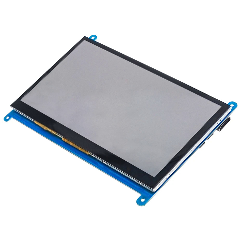 1024 x 600 tragbares 7-Zoll-Touch-HDMI-Display, Touchscreen-Panel, HDMI-Himbeer-Display, LCD-DIY-Monitor, HD-Display, PC-Monitor, IPS