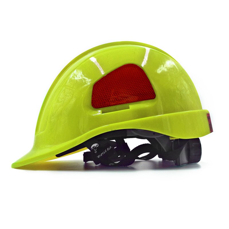 Sikkerhedshjelm abs + pc materiale konstruktion arbejdshætte elektriker isolering anti lavtemperatur hjelme høj styrke hård hat: Lysegul