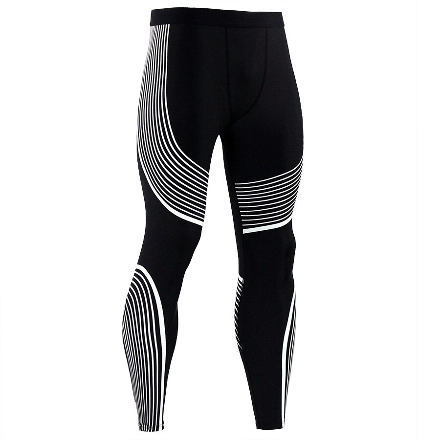 Sport Leggings Men Compression Pants Male Sportswear Clothing Gym Compression Fitness Athletic Trousers Male Jogging: M / 2