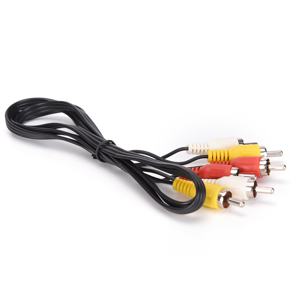 3 Rca Male Naar 3 Rca Male Audio Video Av-kabel Plug 1M Audio/Video Kabels