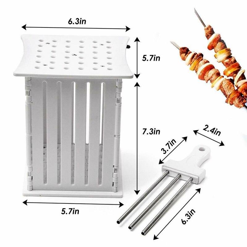 36 Holes Meat Skewer Barbecue Kebab Maker Bbq Grill Skewer Machine