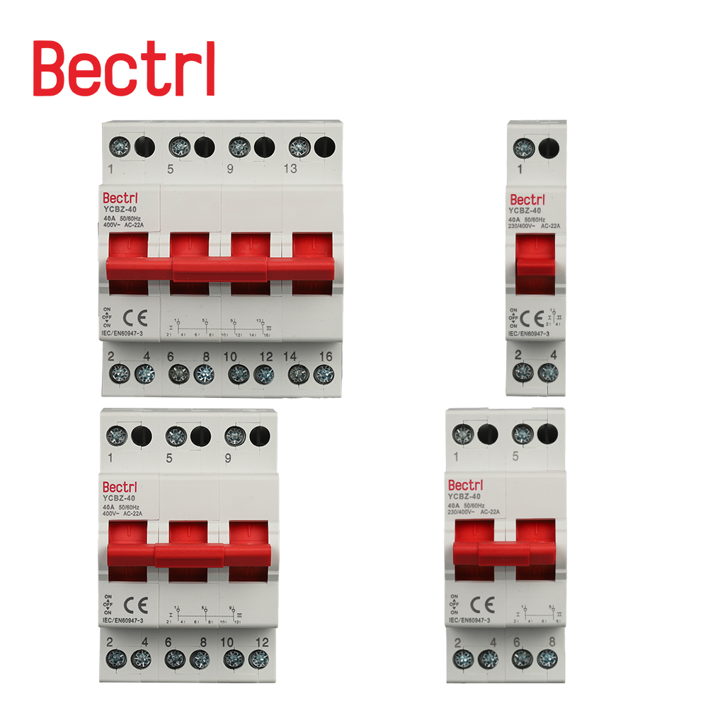 Interruptor de cambio 1/2/3/4P 40A/63A 50/60Hz seccionadores interruptor carga y romper el circuito seguridad residencial del hogar