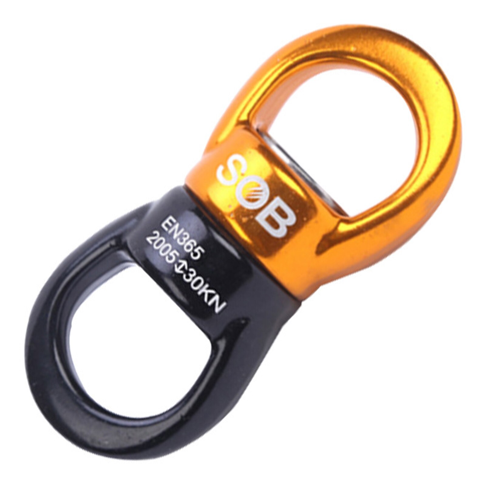 30KN Rock Climbing Universal Swivel Ring Swivel Joint Hook, Used For Climbing And Rock Climbing Outdoor Rescue Speed