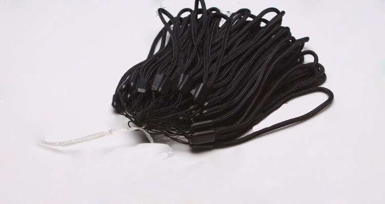 5pcs Hand Wrist Strap Lanyard for Camera Cell phone ipod mp3 mp4 Lanyards Paracord 550 7 Strand black