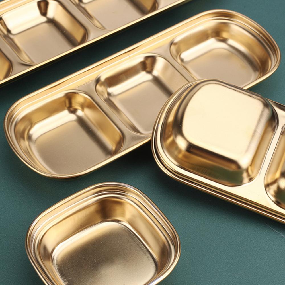 Disque de trempage pour Barbecue en acier inoxydable, assiette à Sauce, plat d&#39;assaisonnement, outil de cuisine