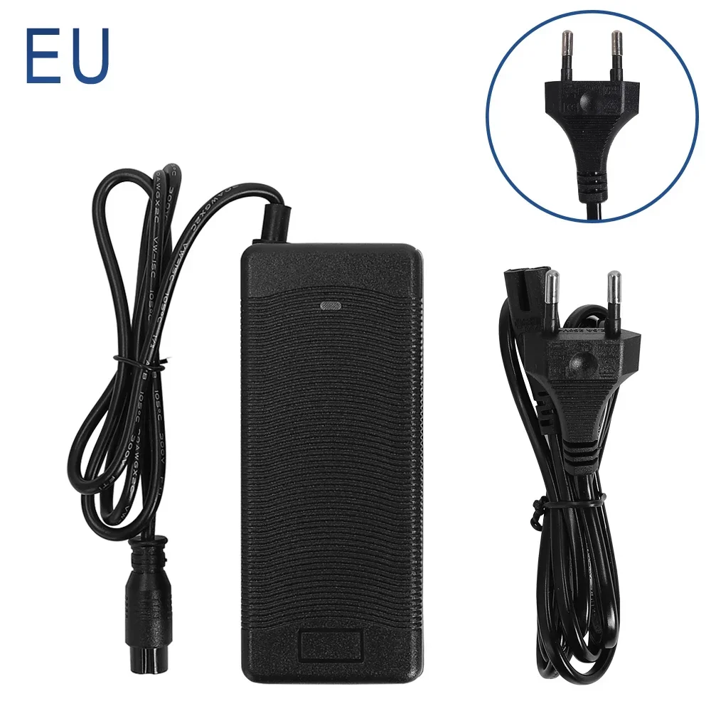 Charger 54.6V/48V 2A GX16 3Pin Connector Charger Battery for Roadrunner/Arwibon /Mukuta/Titán/Apollo/Vsett Electric Scooter: WHITE