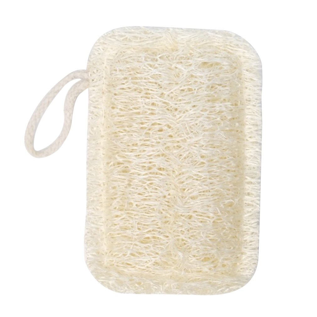 5pcs/set Natural Loofah Dishwashing Cloth Scrub Pad Dish Bowl Pot Easy To Clean Scrubber Sponge Kitchen Clean Brushes Scrub Pad: 02