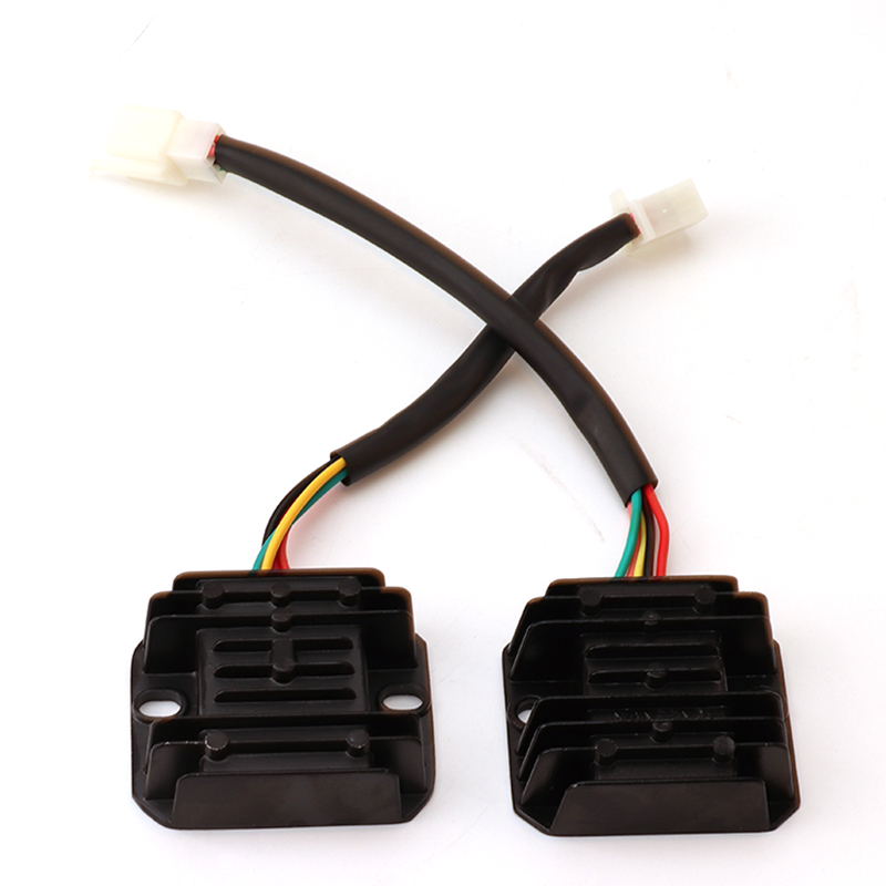 Motorcycle 5 wire Voltage Regulator Rectifier pin FXD ZJ 12V GY6 scooter ATV 0cc 12cc 10cc