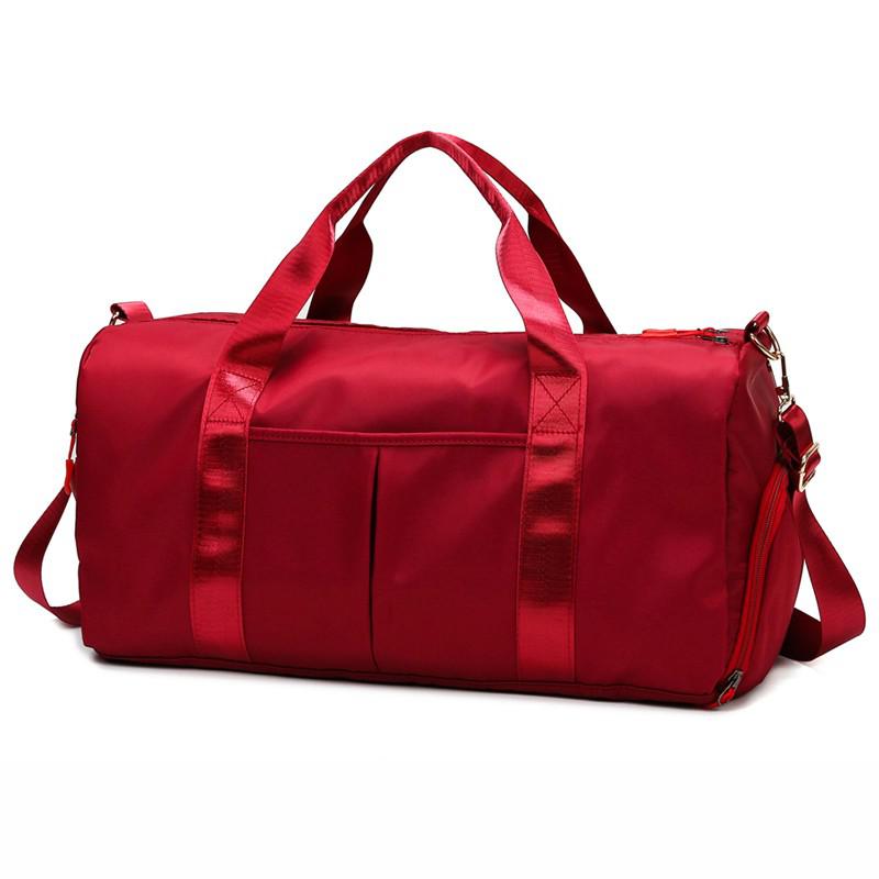 Mode Fitness Reistas Vrouwen Waterdichte Sport Schoudertassen Grote Capaciteit Mannen Werken Handtassen Crossbody Tas: Red