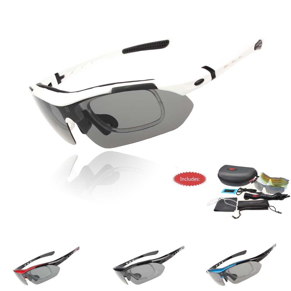 Professionele Gepolariseerde Outdoor Zonnebril Sport Goggles Eyewear UV 400 Met 5 Lens