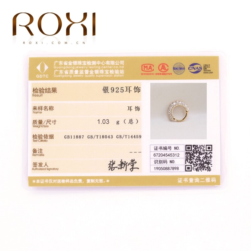 Roxi romantisk sol blomst luksus bryllup smykker runde cirkel øreringe til kvinder 925 serling sølv bulk earrng kolczyki