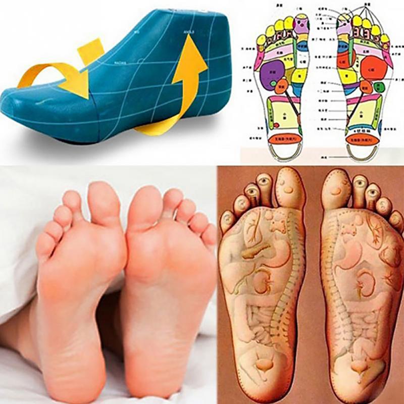 Magnetische Massage Voet Inlegzolen Vrouwen Mannen Unisex Acupressuur Afslanken Inlegzolen Foot Ontspanning Care Schoenen Kussen Memory Foam