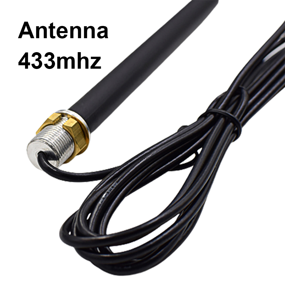 Outdoor 433 MHz Antenna for Gate Garage Radio Signal Booster Wireless Repeater,433.92mhz Gate Control Antenna Up to 250m