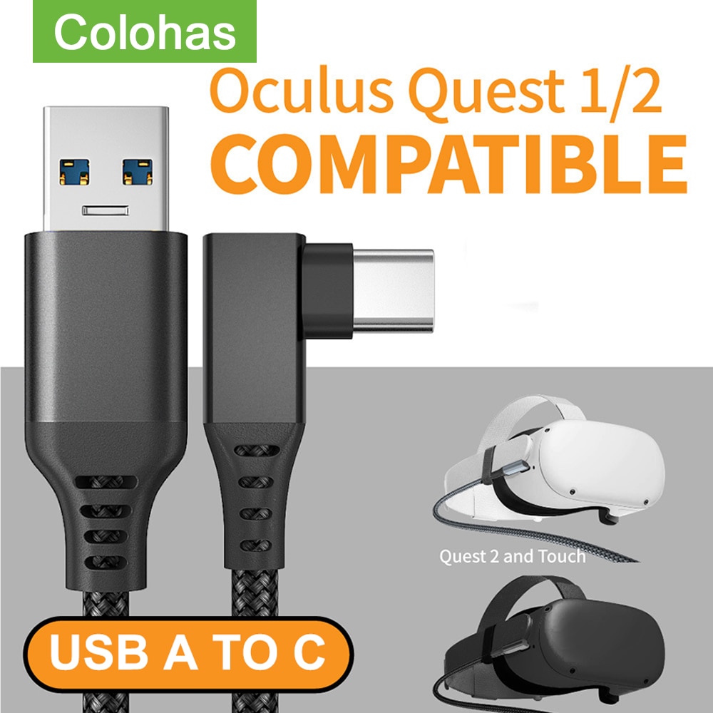 Oculus Quest 2 Link Kabel Quest Link USB3.2 Gen1 USB-C Kabel Voor Oculus Headset Vr Type-C Data Transfer kabel USB-A Om USB-C