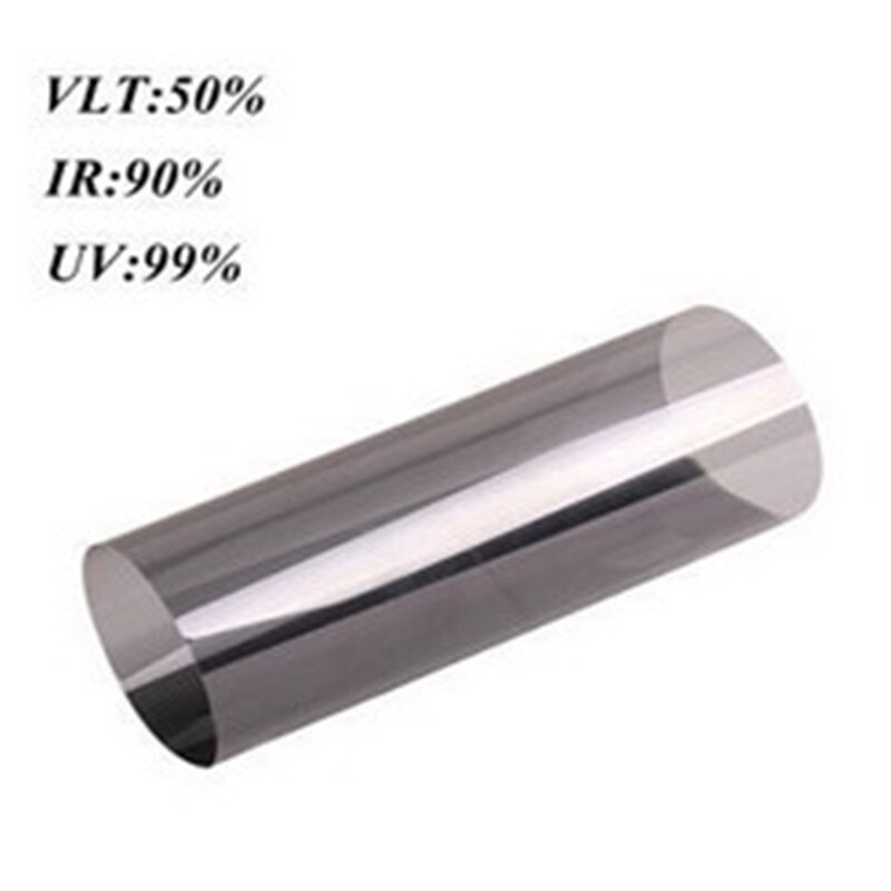Car Window Tint Film Glas Krasbestendig Autoruit Folies Verven Film Auto Thuis Venster Solar Uv Protector Sticker Films: 50 Percent Clear