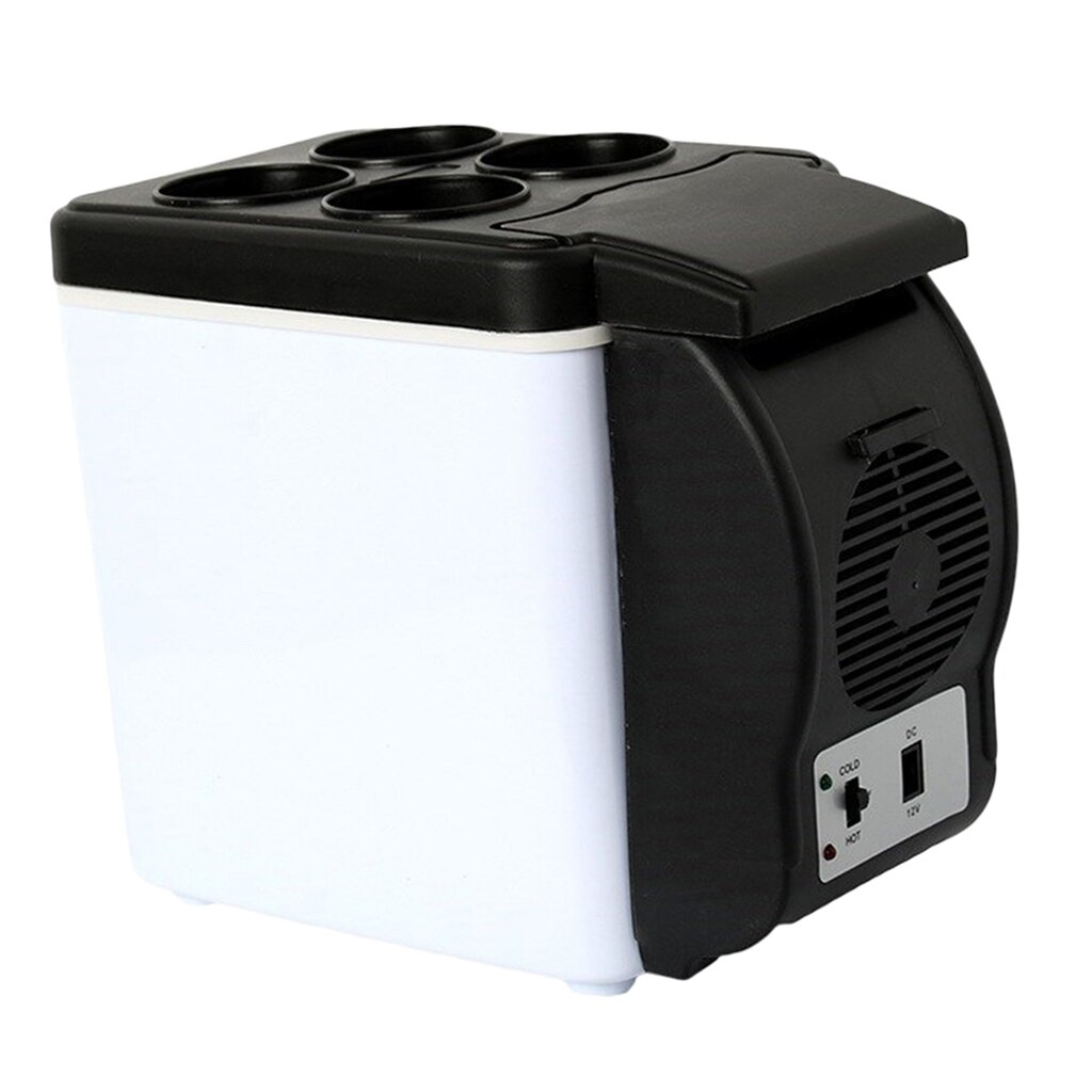 Thermoelectric Mini Fridge Cooler and Warmer - 6 Liter/9 Can - For Home, Office, Car, Dorm or Boat - Compact & Portable