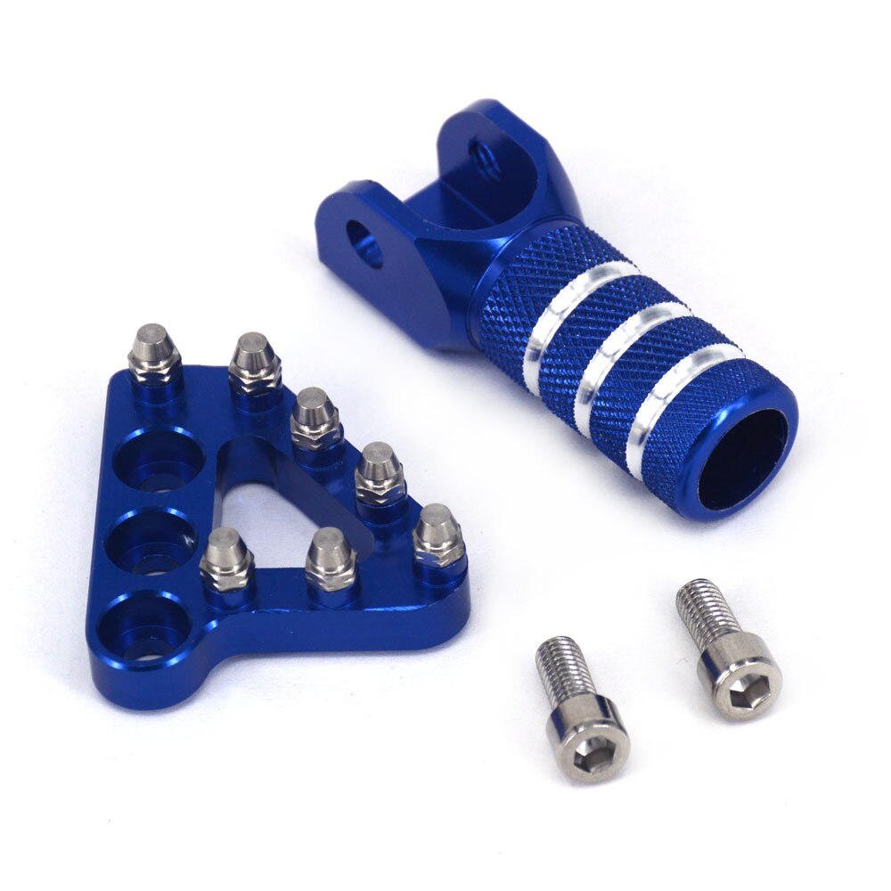 Motorcycle Rear Brake Pedal Step Set Gear Shifter Lever Tip For KTM SX EXC F XC 125 250 350 SMC Duke ENDURO 690 950 ADVENTURE: set blue