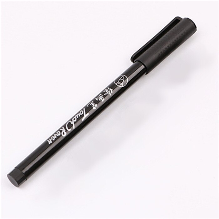 Zwarte Inkt Fine Liner Pen Tekening Schilderen Glas Cd Handtekening Marker Waterdicht Comic Art Graffit School Office Supply Stationair: Default Title