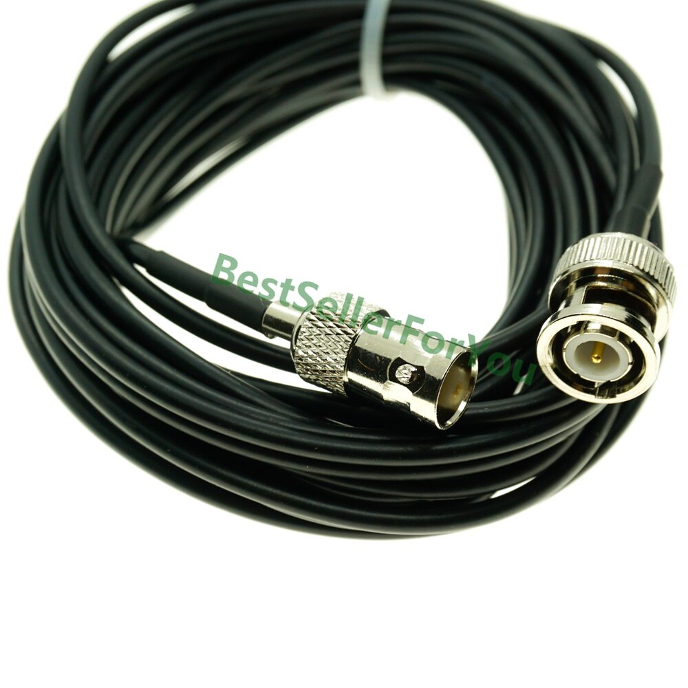 Antenna Extension Cable BNC Male Q9 To BNC Female CCTV Coaxial Connector RF RG174
