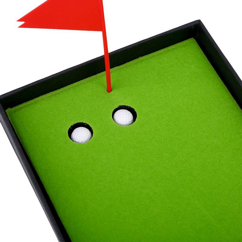 Minigolfklubba putter bollpenna golfare box set metall skrivbord golf golfklubbor modeller golftillbehör tillbehör