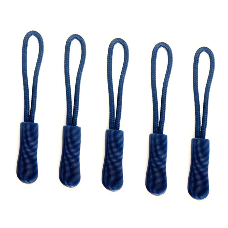 20Pcs/Lot Anti-theft Zipper Tail Rope Clothing&bags Longer Zipper Rope Blue Outdoor Camping Travel Kit