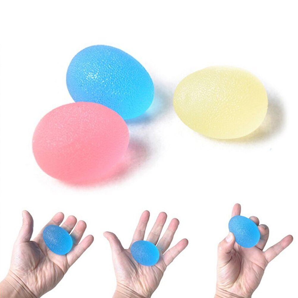 3PC Silikon Griff Bälle Hand Therapie quetschen Linderung betonen Ball Hand Handgelenk-stärkungsmittel-Ball Ball Weiche Gel betonen Bälle