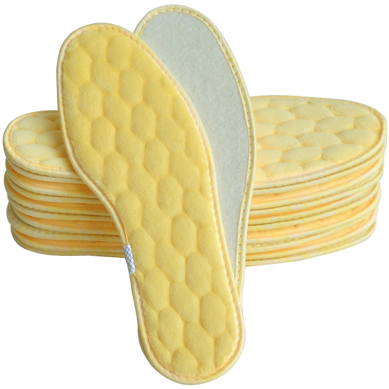 Warm Insole Heated Cashmere Thermal Insoles Thicken Soft Breathable Winter Shoes orthopedic Insole For Feet Shoes Boots Pad Sole