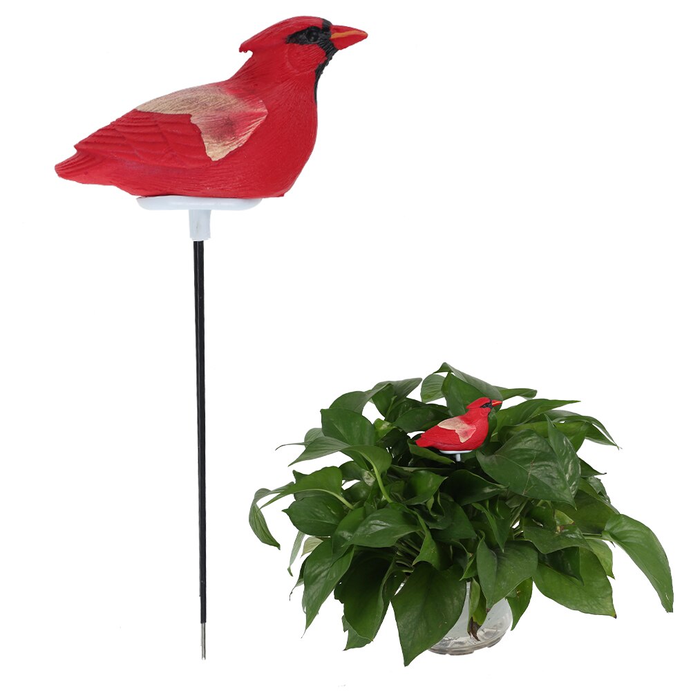 Updated Automatic Soil Moisture Tester Detector Bird Shape Needle Soil Humidity Meter Hydrometer Soil Water Moisture Sensor: Red