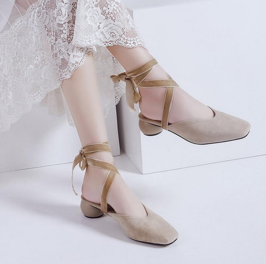 Roman Cross-Tie Gladiator Sandals Women Cross Strap Band Shoes Mules Low Heels Slippers Beach Flipflops Ladies Slides Sandals: Khaki / 5