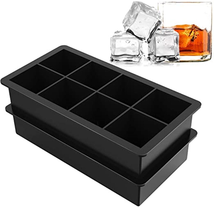 Perfect Ice Cube Silicone Cube Maker Form Cake Pudding Chocolate Molds Easy to Remove Ice Trays Fade Resistant