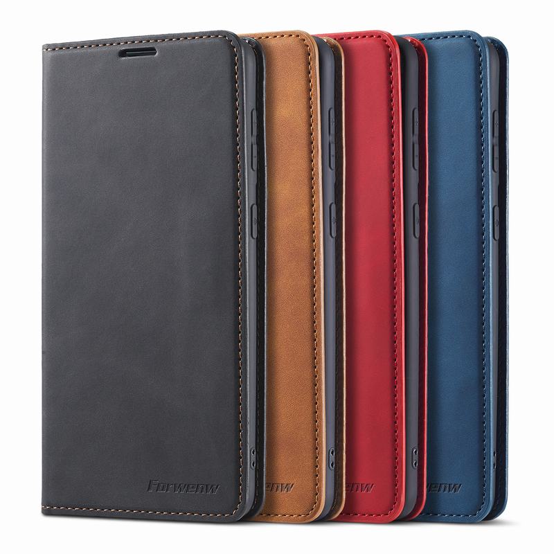 Voor Samsung Galaxy S22 Case Flip Wallet Leather Luxe Cover Voor Samsung S22 Ultra S 22 Plus Case Stong Magnetische cover Stand