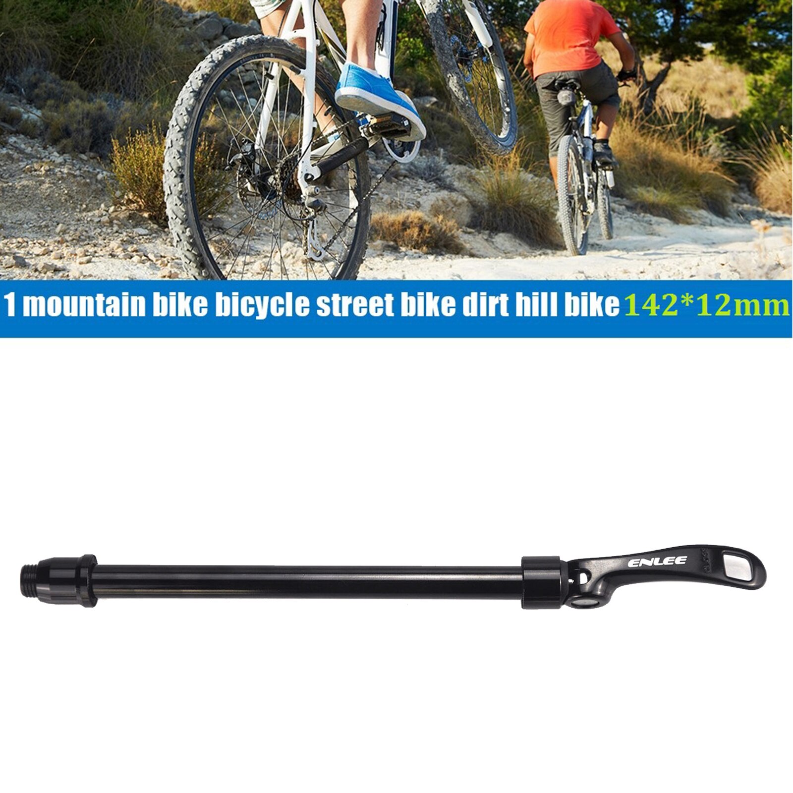 Adattatore per spiedini di conversione mozzo posteriore a sgancio rapido per asse passante per Mountain Bike