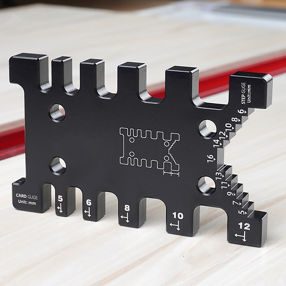 Tenon Vernier Caliper Measuring Ruler High Precision Metric Inch Caliper Milling Machine Saw Table Machine Measuring Ruler