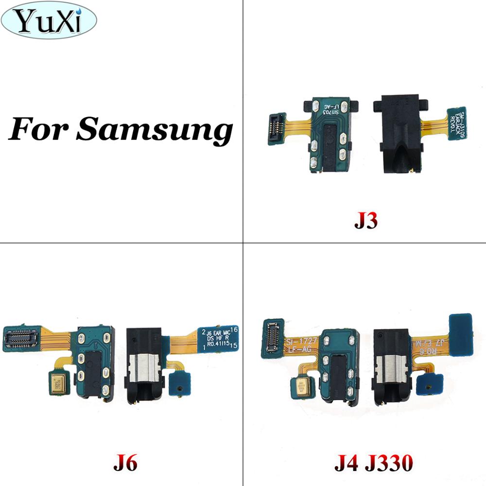 YuXi Per Samsung Galaxy J3 J4 J6 2018 J600F J400 J400F J330 Auricolare Martinetti Cuffia Audio Cavo Della Flessione del Microfono Audio martinetti flex