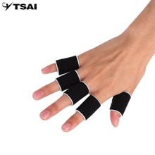 10 stks Elastische Finger Sleeve Ondersteuning Wrap Artritis Guard Volleybal Sport aankomst