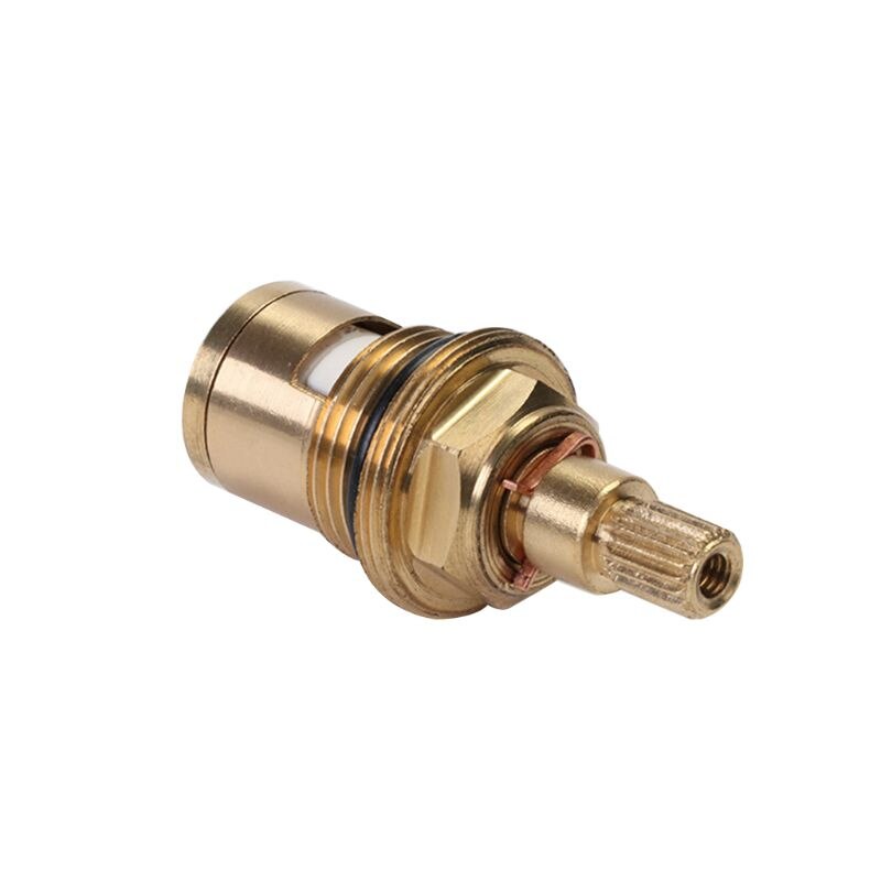 Brass Ceramic Tap Valve Faucet Cartridge Bathroom Cold Water Mixer Valve Water Temperature Ajustment Kit